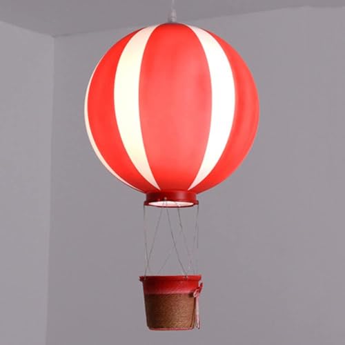Lampada da soffitto Lampadari a sospensione a forma di mongolfiera, Decorazione boutique Lampada a sospensione a soffitto per camera da letto per ragazzi/ragazze Paralume in acrilico, Lampada a