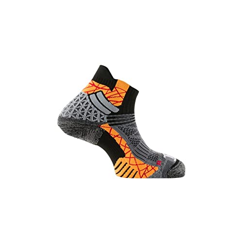 Thyo - Socquettes Trail Aero MADE IN FRANCE - couleur - Noir orange - Pointure - 41-43