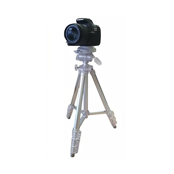 Dreibein-Stativ für Digitalkameras, 123 cm, für DSLR, Canon, Nikon, Sony, Reisen und Arbeit, inkl. Tragetasche