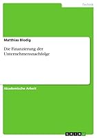 Die Finanzierung Der Unternehmensnachfolge 3656906769 Book Cover