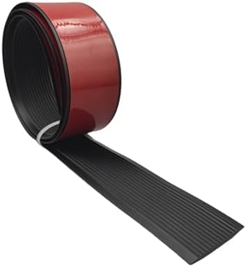 Non-Slip Stair Tread Edge Protectors - Triangular Serrated Texture, Self-Adhesive Stair Nose Trim for Indoor/Outdoor Use, Increased Friction, White, 6cm