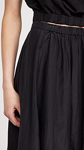 Velvet By Graham & Spencer Womens Mariela Silk Cotton Voile Maxi Skirt, Black, Small Us #TOP5