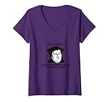 Damen Martin Luther Halloween-T-Shirt zum Reformationstag T-Shirt mit V-Ausschnitt