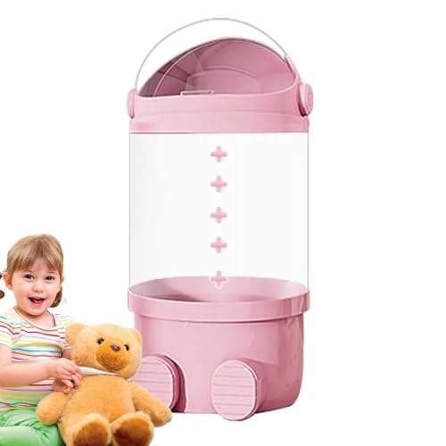 Tube de rangement pour jouets, tube de rangement pour peluche - Tube de support pour animaux | Organisateur de en de jouet transparent, tour d'animaux en peluche avec lumières LED