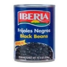 Iberia World Foods Beans, Black, W/S, 29-Ounce (Pack of 12)