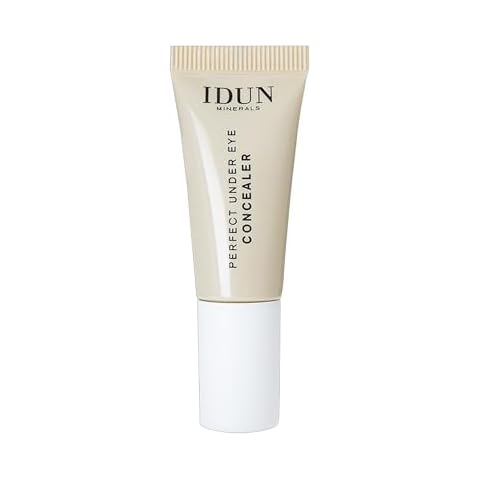 Idun Minerals - Perfect Under Eye Concealer - High Coverage, Creamy Formula - Easily Hides Imperfections - Weightless, Applies Evenly And Smoothly - Safe For Sensitive Eyes - Light - 0.2 Oz Cover