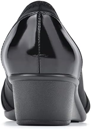 CLIFFS BY WHITE MOUNTAIN Women's Bowie Wedge, Black/Nylon, 7.5 M | Image 3
