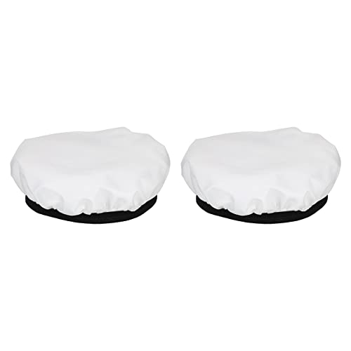 PATIKIL 7' 18cm Suave Difusor Lámpara Cubierta, 2 Paquetes Tela Difusor Estroboscópico Reflector Lámpara Calcetín para Flash Luz Belleza Plato Fotografía Estudio, Blanco