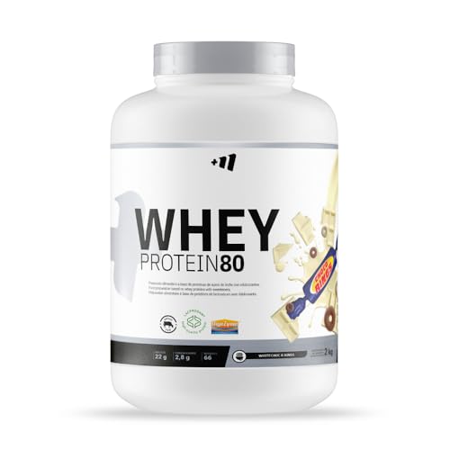 MM Supplements - Whey Protein 80-2 Kg - Chocolate Blanco con Choco Rings - Proteína Suero de Leche - Proteina Whey - Con Lacprodan de Arla y Proteína Suero de Leche - Ayuda a Aumentar Masa Muscular