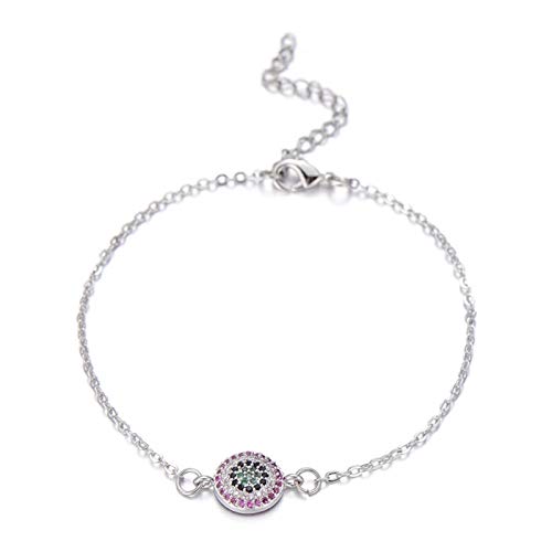 Bijoux Evil Eye chaîne d'anniversaire cadeau pour femme en zircone cubique