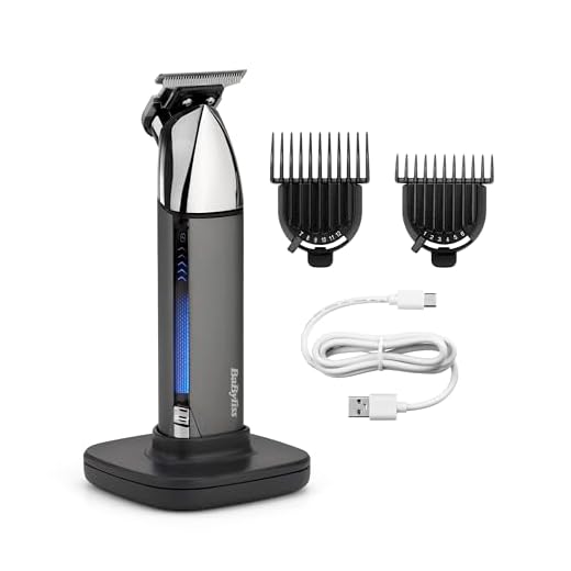 BaByliss Super-X Metal Series T996E Baardtrimmer, Met Scherpe Japanse Stalen Messen, Waterproof en Inclusief USB Oplaadstation