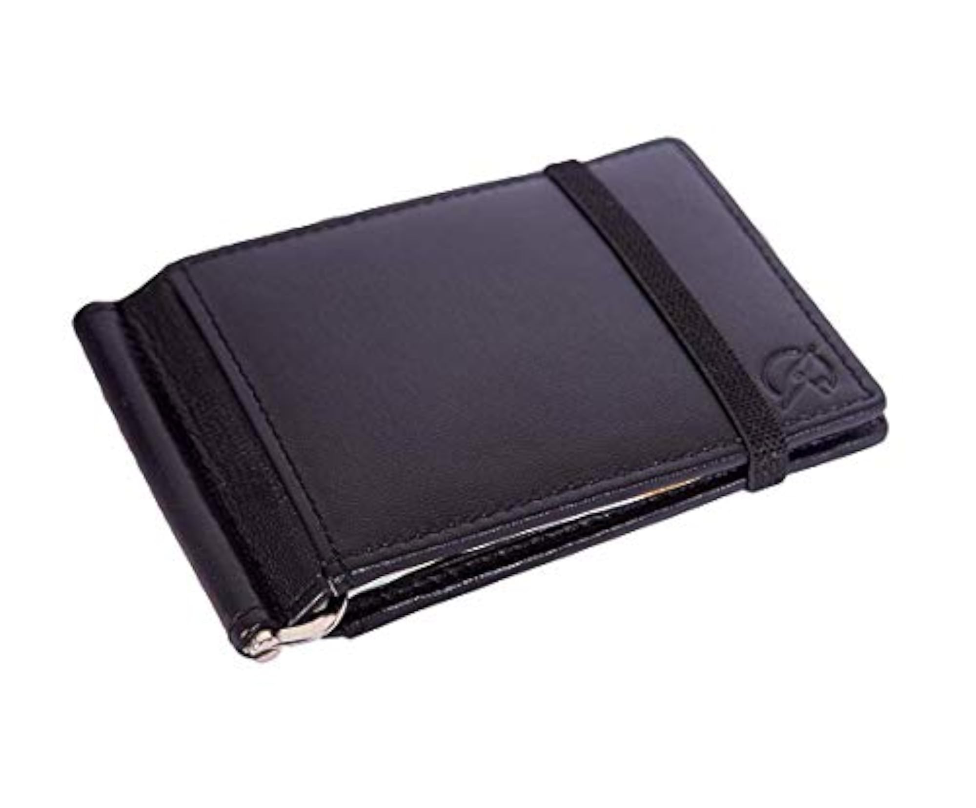 Genuine Leather RFID Slim Money Clip and Card Holder Pack of 2