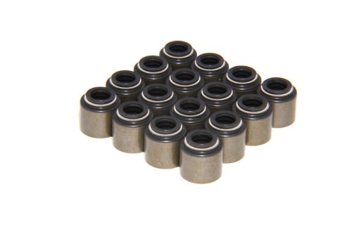 Comp Cams"511-16 Set of 16 Steel Viton Valve Seals for .500"" Guide Size, 8mm Valve Stem"