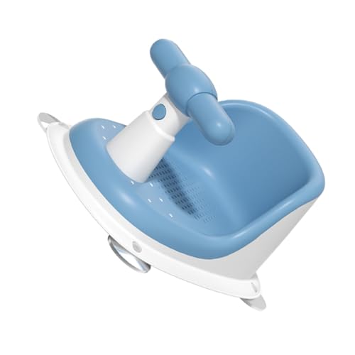 Siège de bain bébé bleu pour éviter les glissades au bain