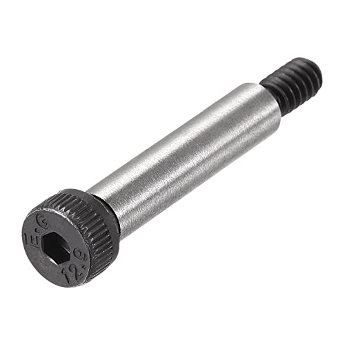 Uxcell Alloy Steel Hexagon Socket Head Shoulder Screws Bolts, 1-1/4" Shoulder Length, 1/4" Shoulder Dia, 10-24 Thread, 10Pcs #TOP3