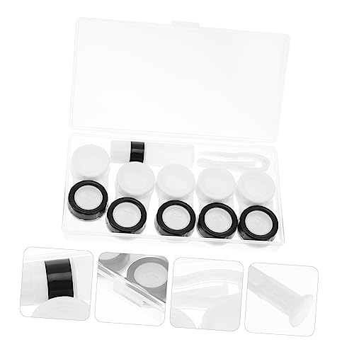 Anneome Caixa 5Pcs caixa de cuidados duplex recipiente de lentes caso de contato Estojo para Caixinh