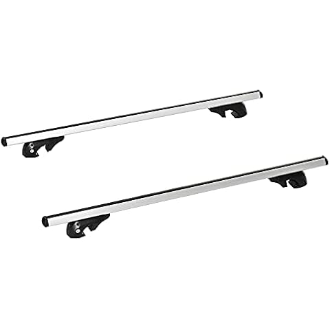HOMCOM Barras de Techo Universales para Vehículos Cover