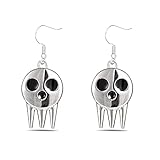 MANZHEN Soul Eater Hallowmas Earrings (Atique Silver)