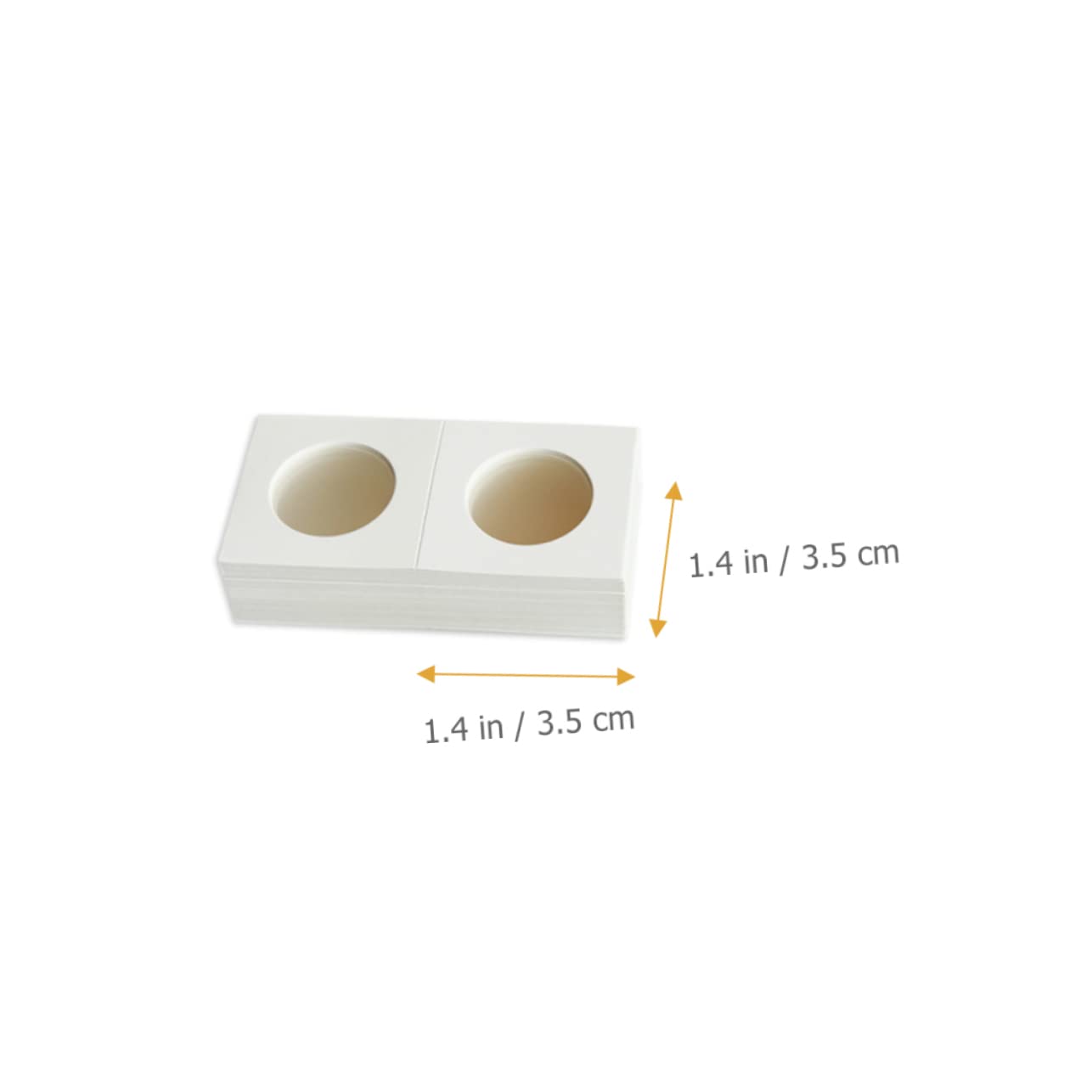 Housoutil 4 Set Portamonete in Carta Capsule Per Collezione Monete Diverse Per Album E Scatole Raccolta Monete 200 Pezzi*4