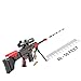 Kyliandi Soft Bullet Toy Gun Sniper Rifle with Scope Realistic Barrel Shotgun Shell ejecting Foam Blaster Gun Dart Pellet Shooting Game for Boys Teen Adult Gifts Age 8 10 12 Year Old (Black)