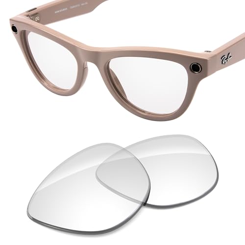 Image of Replacement Lenses Compatible with RayBan Meta Skyler RW4010 52mm AI Glasses, UV Protection, Transition