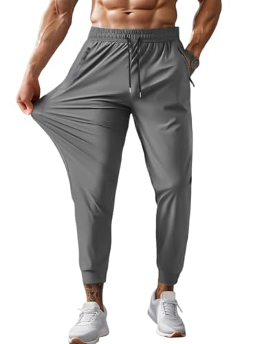 ORANDESIGNE Pantaloni Sportivi Uomo Pantaloni Tuta Leggeri Pantalone Palestra Elasticizzati