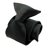  Attora - Cravate sécurité à clip anti-étranglement. Noir