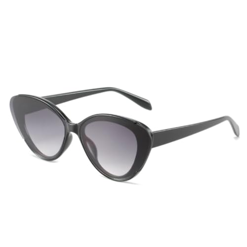 Óculos de Sol Olho de Gato para Mulheres e Homens, Estilo Vintage Retrô, Armação Grossa e Moderna, para Festas, Festivais, Praia e Atividades ao Ar Livre, Proteção UV400 (1)