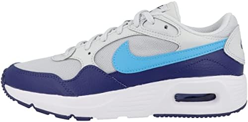 white & blue air max sc trainers