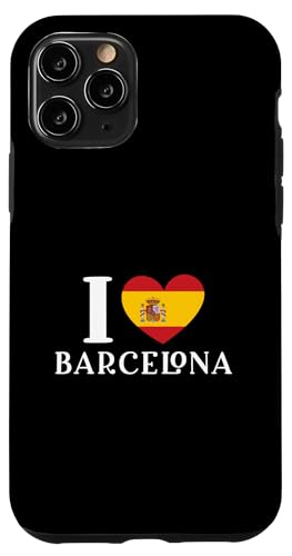 I Love Barcelona Spain Heart �X�y�C������ �X�}�z�P�[�X iPhone 11 Pro �p