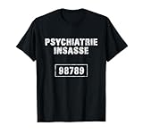Psychiatrie Sträfling Knast Häftling Gefängnis Kostüm Orange T-Shirt