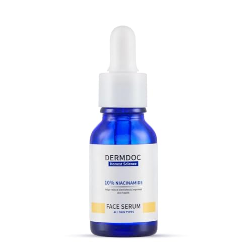 Image of DermDoc by Purplle 10% Niacinamide Face Serum (15ml) | niacinamide serum