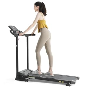 Cinta de Correr Plegable, Cinta De Andar con 1,5HP Motor,12 KM/H, Pantalla LCD, 12 Programas, Cinta De Correr con Inclinación Walking Pad Ultra silenciosa y Slim, Cinta Correr Profesional para casa