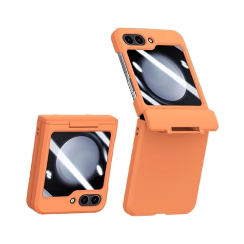 Coque Samsung Z Flip 4 orange mate ultra-mince et antichoc pour habiller votre smartphone