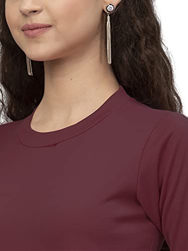 Image of Selvia Women's Knitted Lycra Party Top