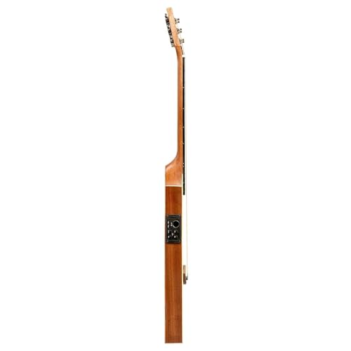 Image of Kadence WNE-01 Wanderer 36 inch Electro Acoustic Guitar | Slim Body | Travel Friendly | Spruce Wood | Comes with Bag | Includes Learning Course | Natural