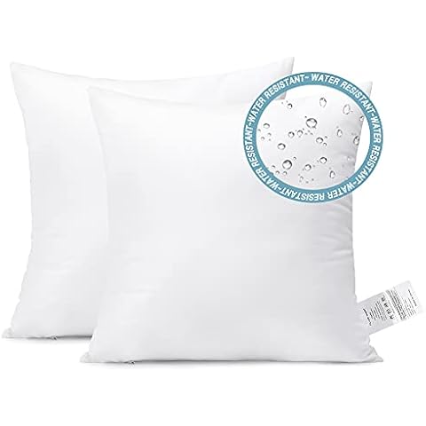 Artscope Waterproof Throw Pillow Inserts Cover