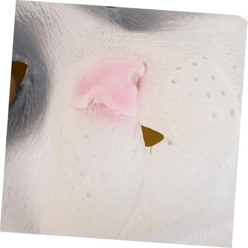 Masque costume de chat YARNOW en émulsion pour déguisement et cotillons d'Halloween