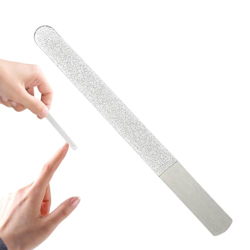 Edelstahl-Nagelfeile,Professionelle Nagelfeilen,Nagelfeile aus Metall | Zehennagelfeile für Männer und Frauen, Pediküre-Werkzeug für den Heimgebrauch im Salon oder auf Reisen, Nagelpflege