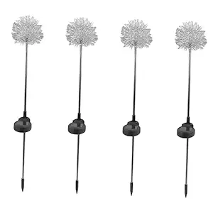 YARNOW 8 Pcs Ground Plugged Light Garden Led Light Outdoor Ground Lights Outdoor Solar Light Garden Light Solar Lights Outdoor Ground Insert Light Decorations Water Proof