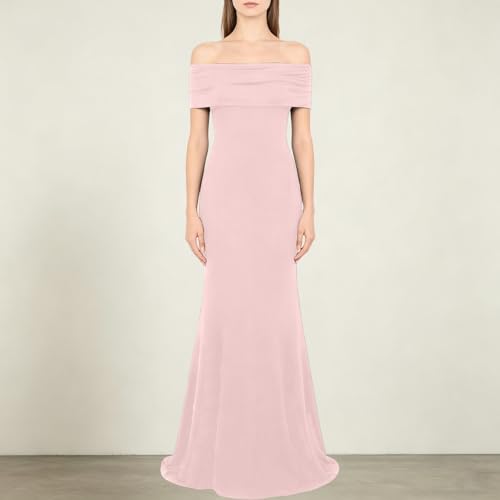 Robe formelle moulante et élégante à épaule dénudée pour femme