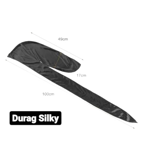 Bandana Durag Silky Dureg Premium para Waves e Tranças