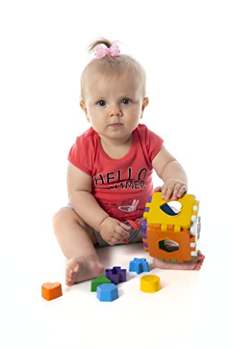 Kendy Cubo Baby Educativo Com Blocos Colorido glide