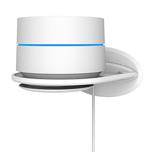 Fixation Echo Spot 2024 support mural blanc avec gestionnaire de câble