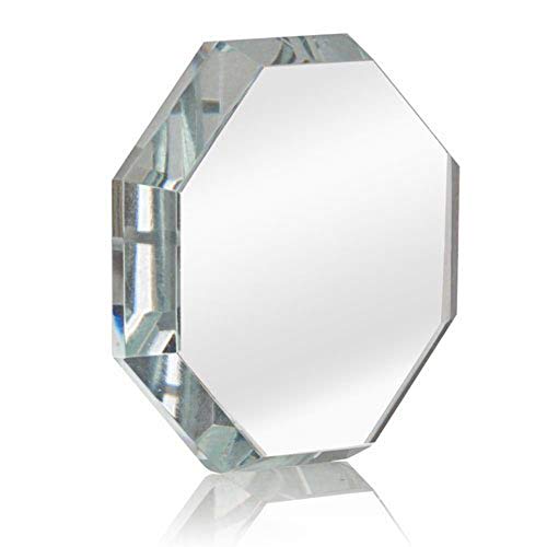 1pc Crystal Glass Eyelash Glue Stone Adhesive Glue Pallet Stone Hand Printing Eyelash Slower Drying Eyelash Extension Makeup Beauty Accessories