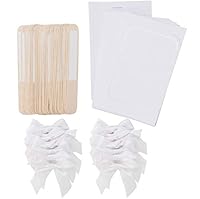 Algopix Similar Product 20 - Simplicity White Wedding Fan Kit 24pc