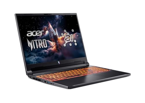 Acer Nitro V 16 AI Copilot+ PC Gaming Laptop | AMD Ryzen AI 5 340 Processore | NVIDIA GeForce RTX 5060 Laptop GPU | 16" WUXGA IPS 180Hz Display | 16GB DDR5 | 512GB Gen 4 SSD | Wi-Fi 6E | ANV16-61-R2QY - Notebook - Immagine 10