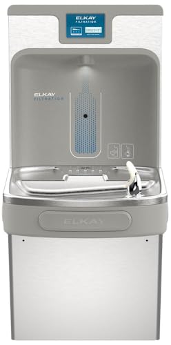 Image of Elkay LZS8WSSP ezH2O Enhanced Filtered Bottle Filling Station w / Fountain