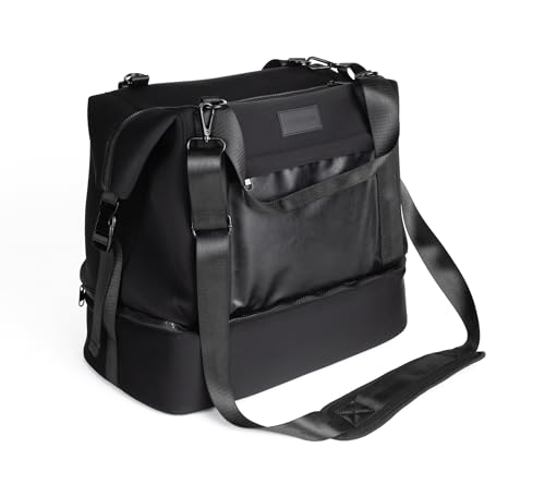 Modern Weekender Travel Bag with Shoe Compartment