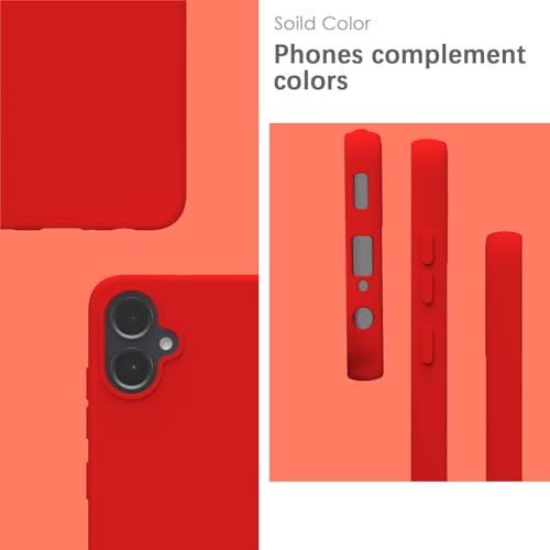 Coque Samsung Galaxy A05 rouge protection silicone cover - 3